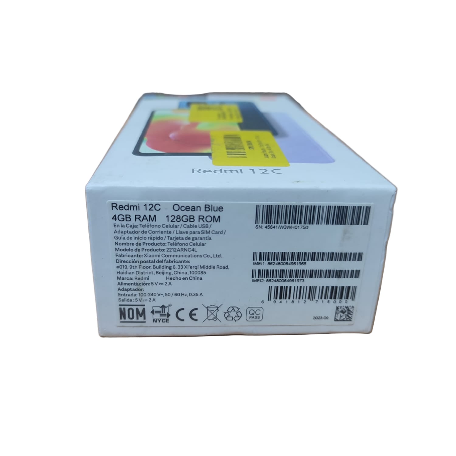 Celular Xiaomi Redmi 12C Ocean Blue Ram: 4Gb / Rom: 128Gb