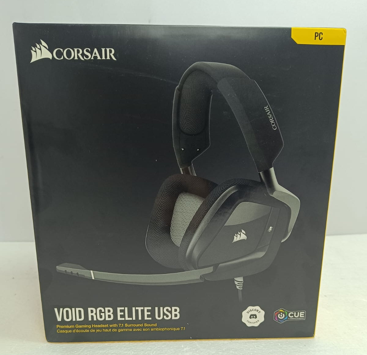 Audífonos Gamer Pc Corsair Void Rgb Elite Usb Negro