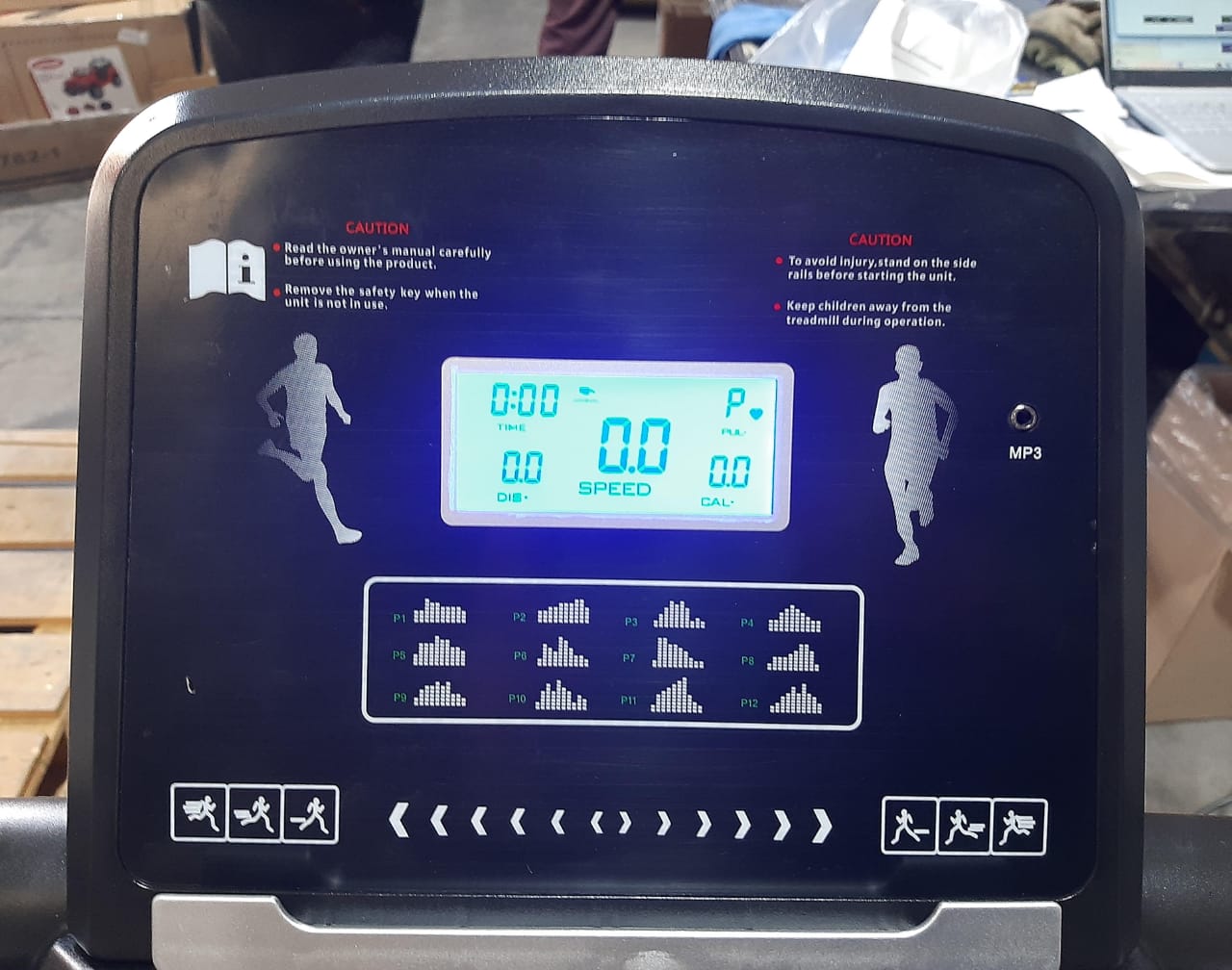 Trotadora Electrica Ultimate Fitness E310 Pro Negra