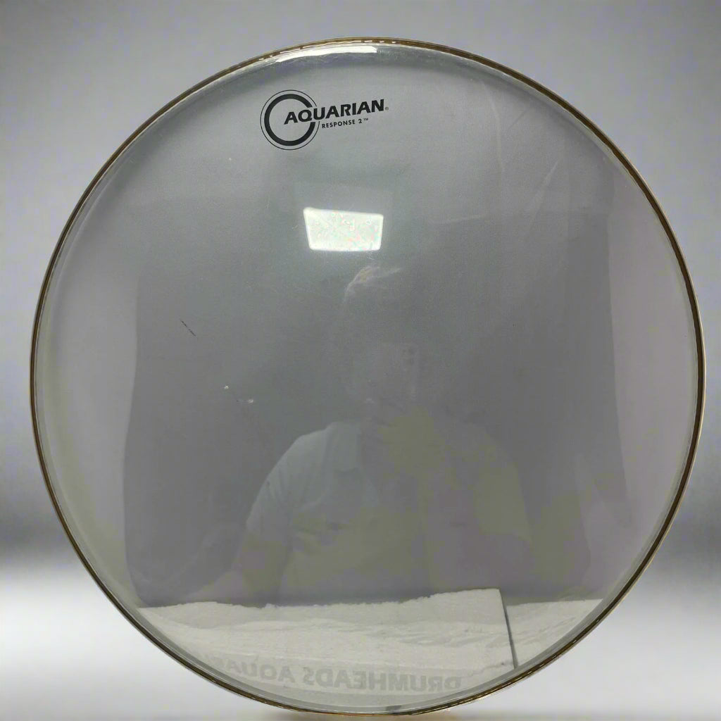 Response De Bateria Aquarian Drumheads Transparente 18"