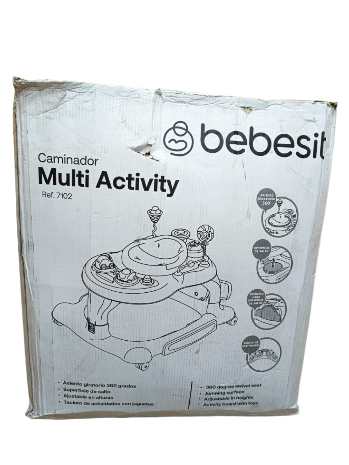 Andador Bebesit Centro de Actividad 7102 Rojo