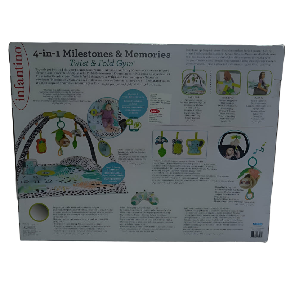 Gimnasio Infantino Twist Fold 4 En 1 Multicolor