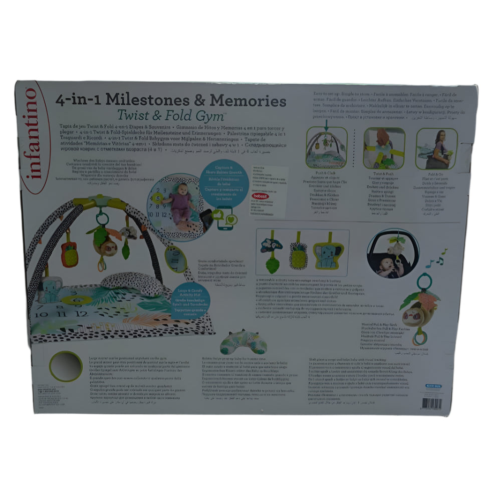 Gimnasio Infantino Twist Fold 4 En 1 Multicolor
