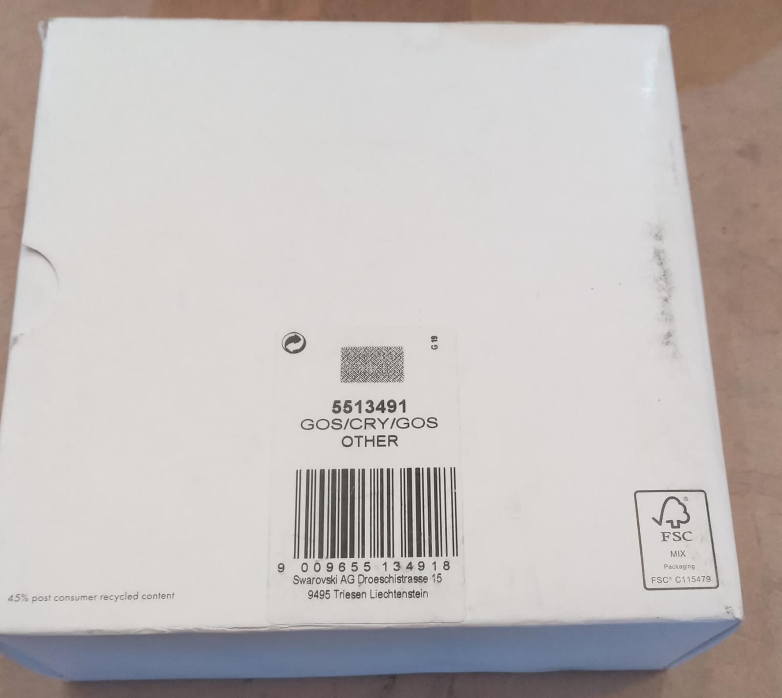 Tarjetero Marina Dorado Swarovski 5513491