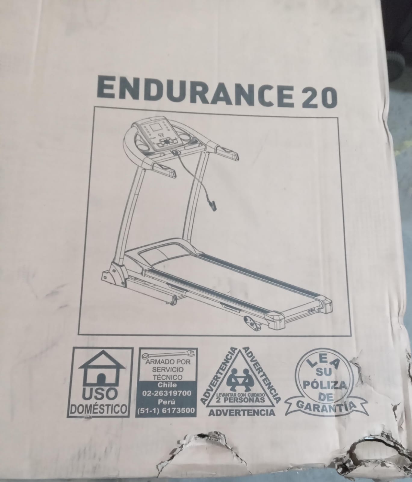 Trotadora Electrica Muvo Endurance 20 [Openbox]