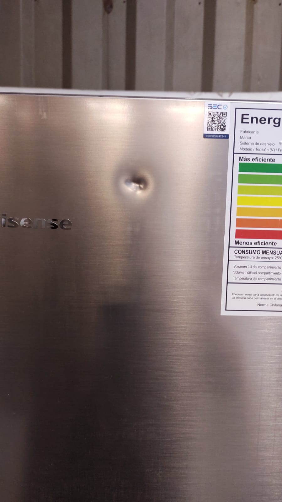 Refrigerador Hisense Rd-42wr Inoxidable 324 Lts