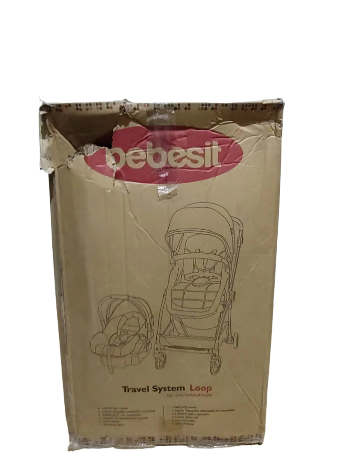 Coche Bebesit Travel System Loop Turqueza
