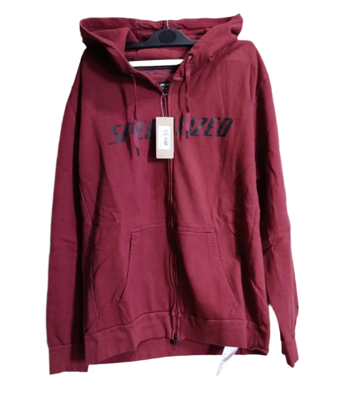 Zip-Up Hoddie Specialized Legacy Wordmark Marron talla M
