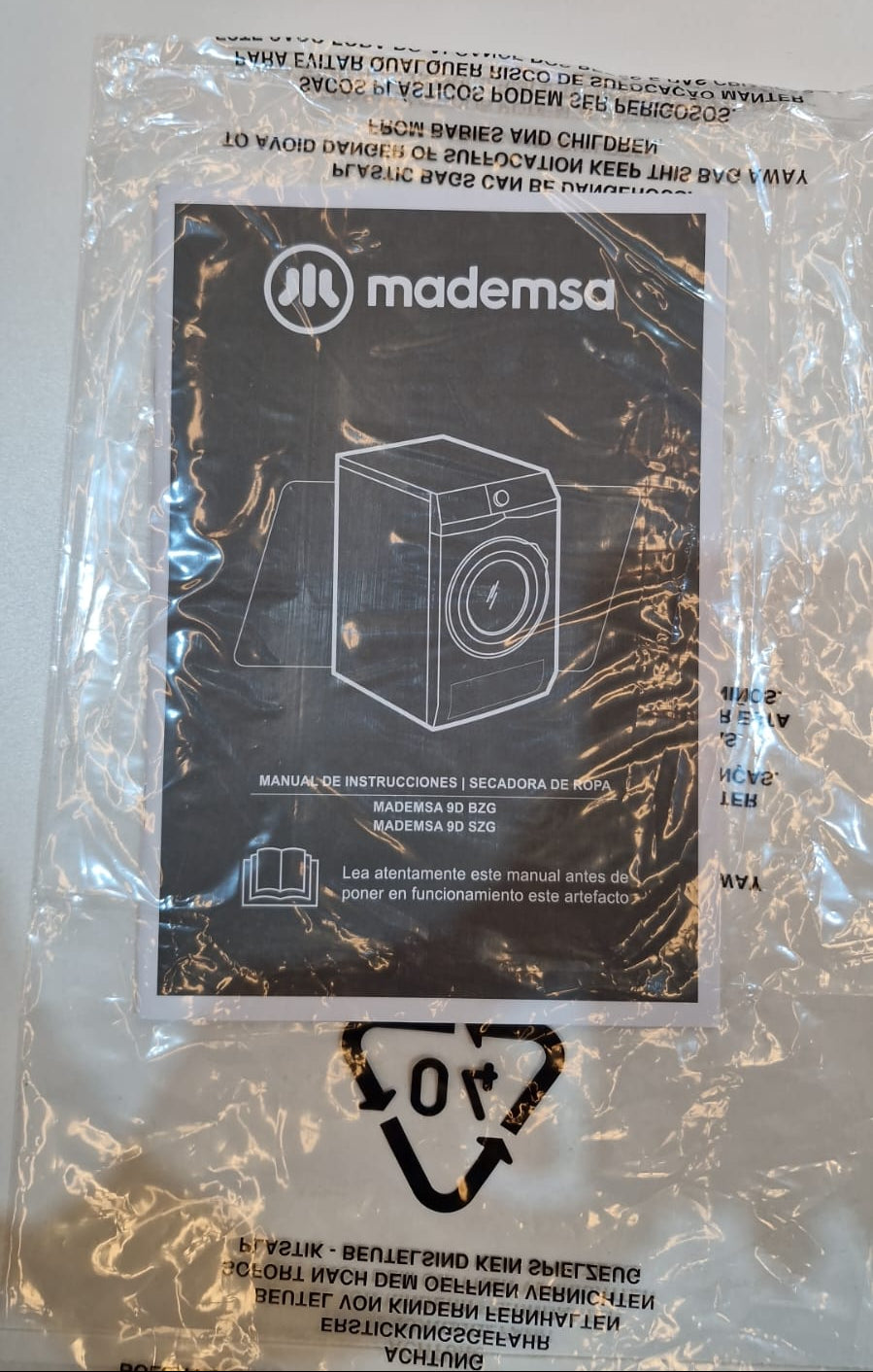 SECADORA MADEMSA 9D BZG BLANCO 9 KILOS