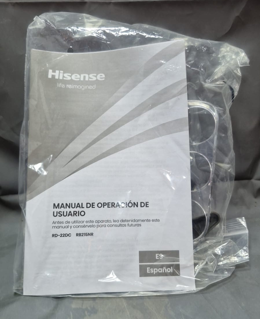 Refrigerador Congelador Hisense RD-22DC Silver 165L