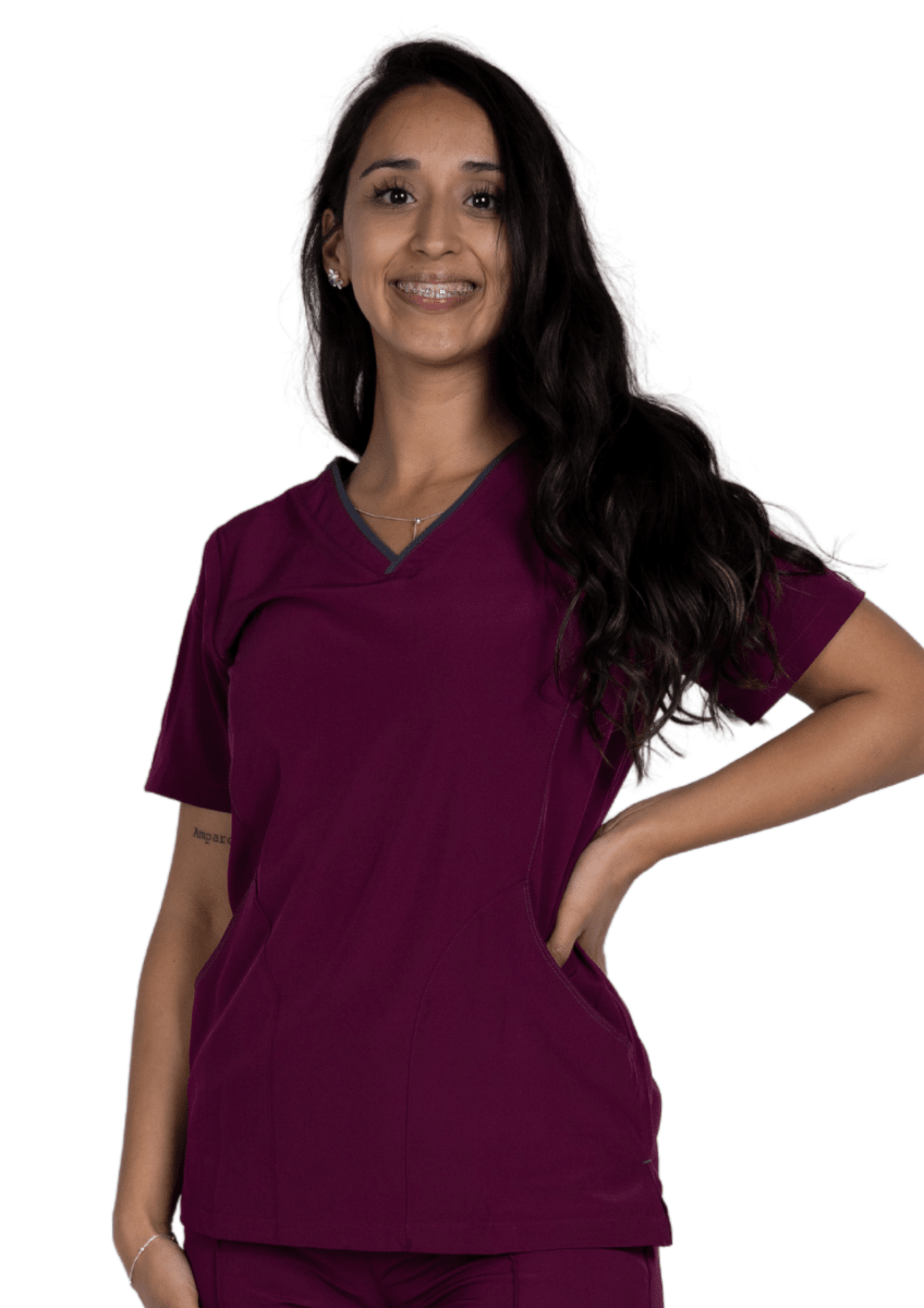 Polera Clinica Matrix Po-20064Sm 4510 Win Md Burdeo Md Femenino
