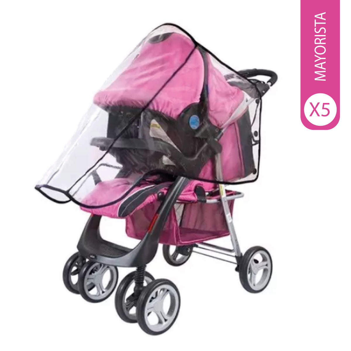 Pack 5 protectores de clima para coche infanti rainy day