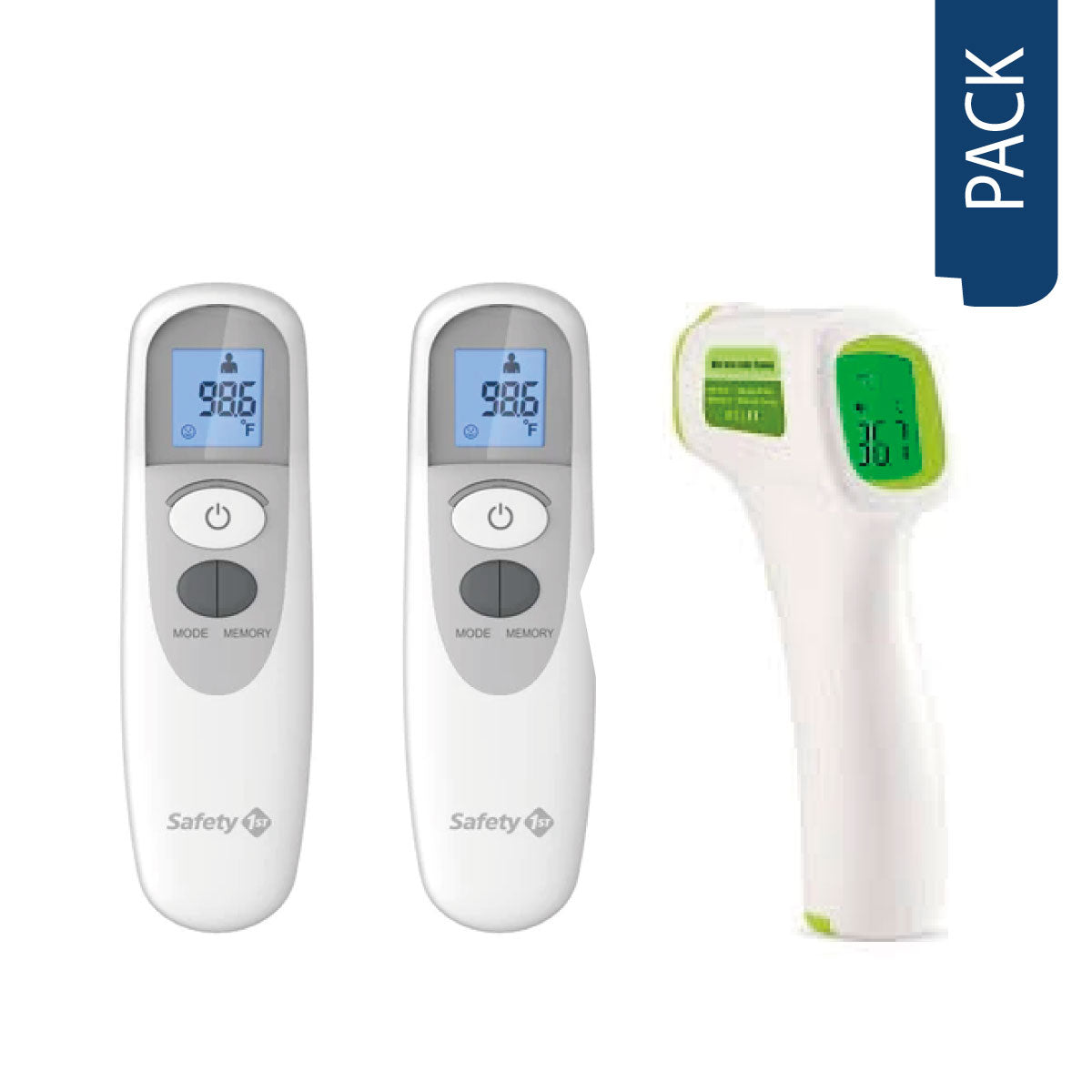 Pack de 3 termometros Safety y jziki