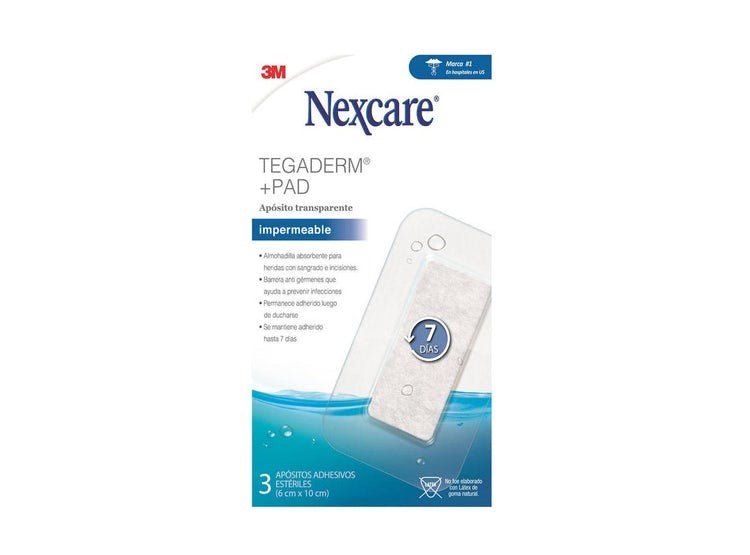 Pack de apósitos transparentes y parche de gel frío