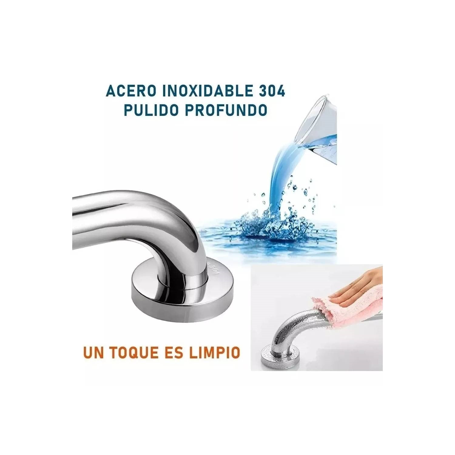 Set Barra De Seguridad Genérico Para Ducha Baño O Escalera Metálico 40Cm 2