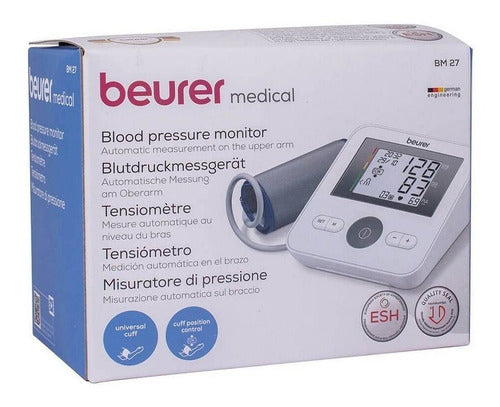 Tensiómetro de brazo beurer medical bm27