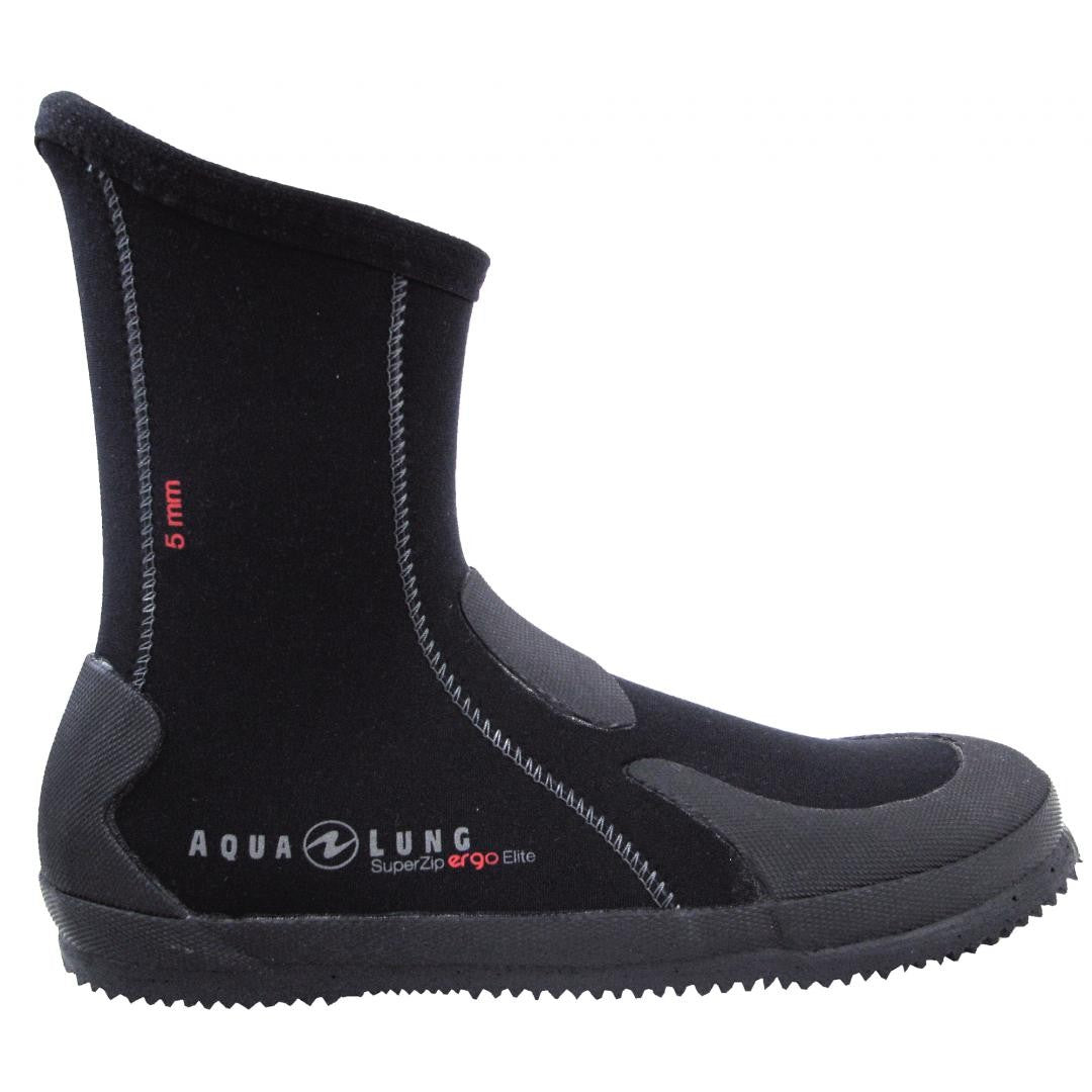 BotĂn Superzip Ergo Elite 5Mm Aqualung Negro Us 5