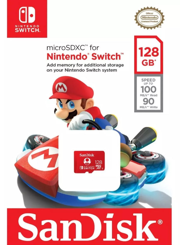 Micro Sd Switch Uhs-I Card 128Gb Sandisk