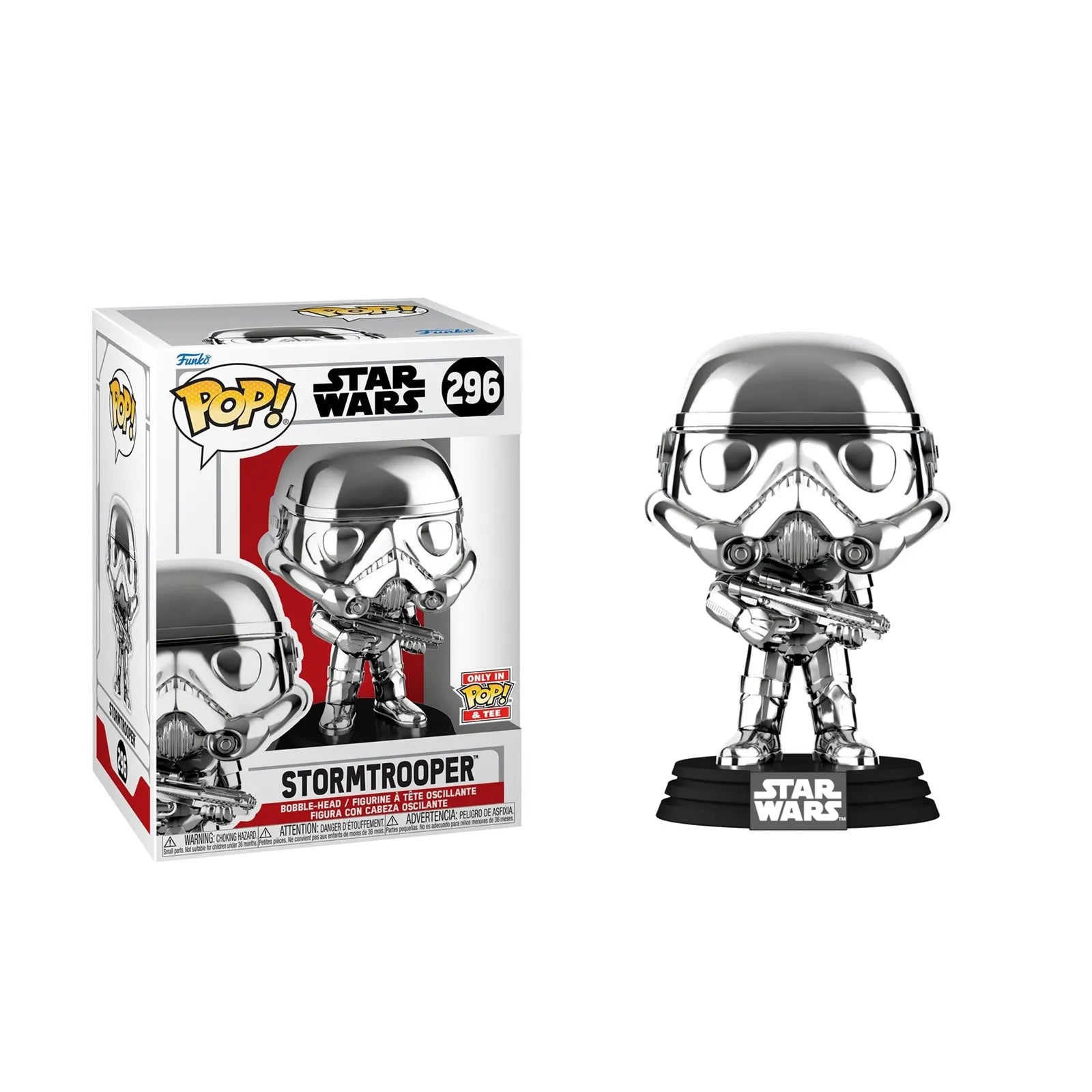 Funko pop y camiseta manga corta star wars stormtrooper