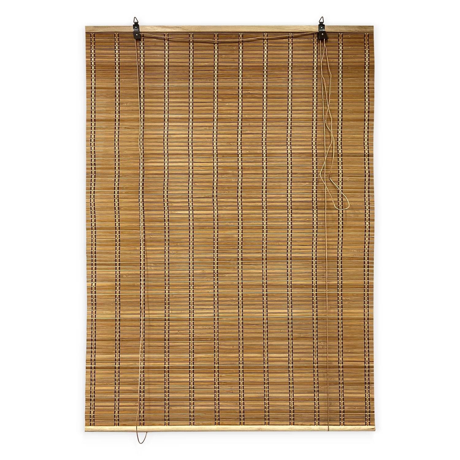 Cortina enrollable de bambú 90 x 120cm