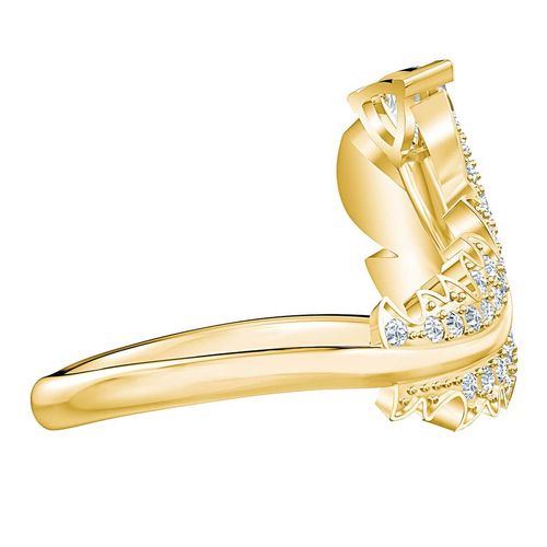 Anillo ring simple swarovski femenino