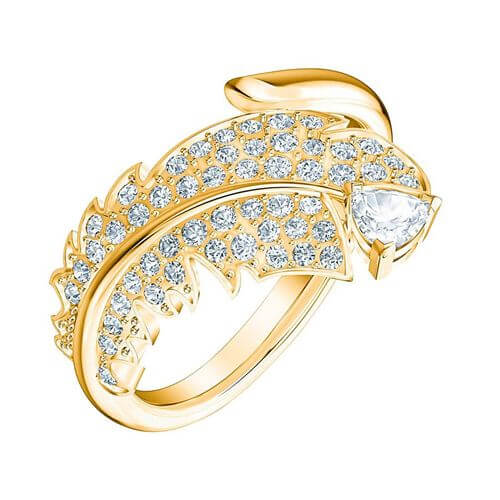 Anillo ring simple swarovski femenino