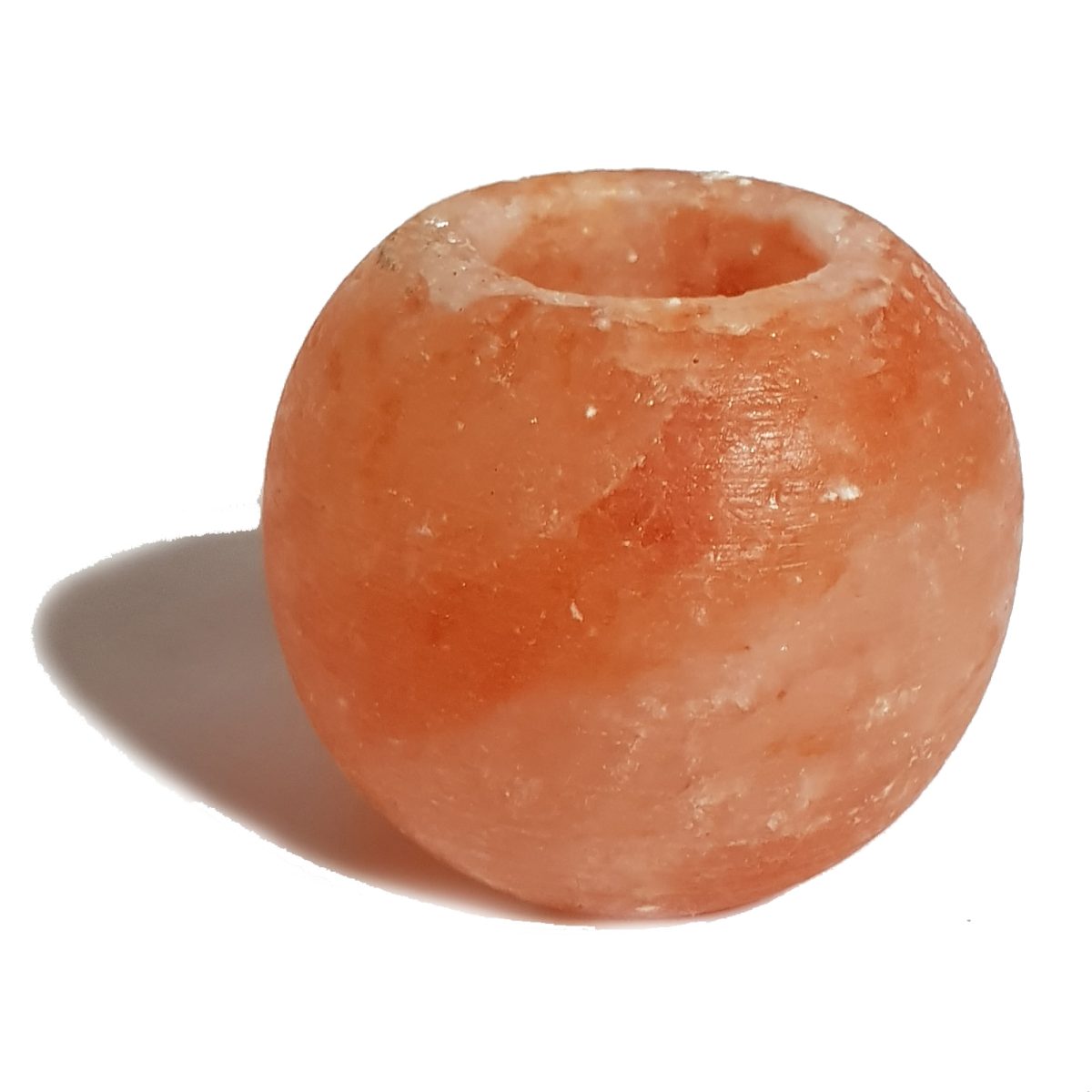 Lampara sal mándala grande + PORTA VELAS DE SAL REDONDO