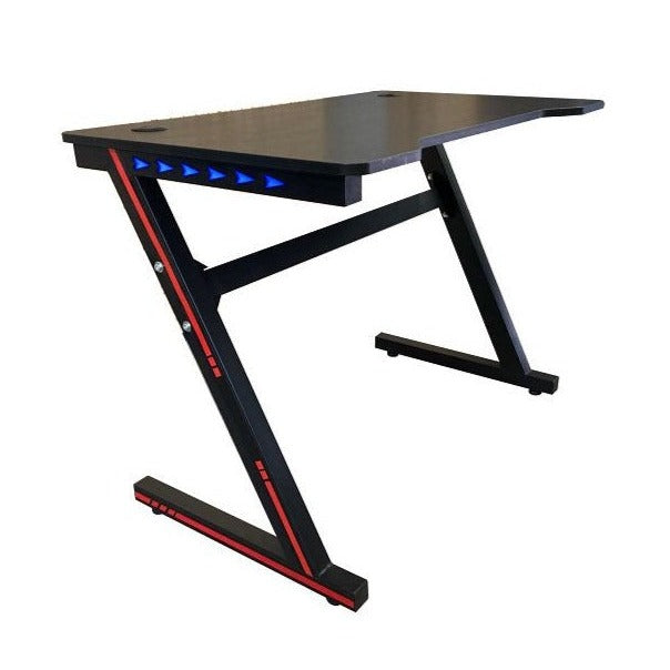 Escritorio Gamer LvLup con luces Zebra King