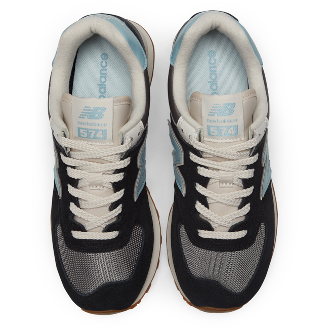 Zapatilllas New Balance Wl574rca Negro/Celeste 41 Femenino