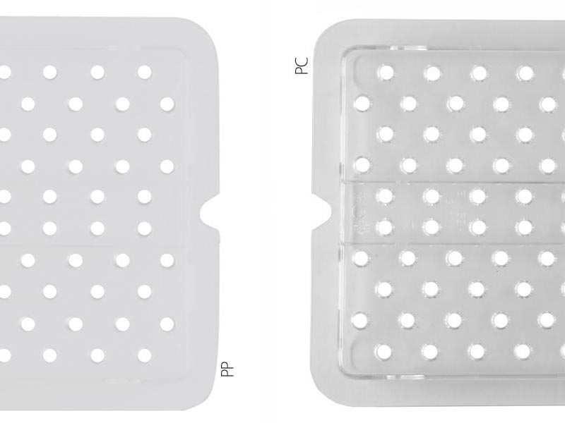 Fondo perforado para cubetas gn policarbonato, 12 piezas