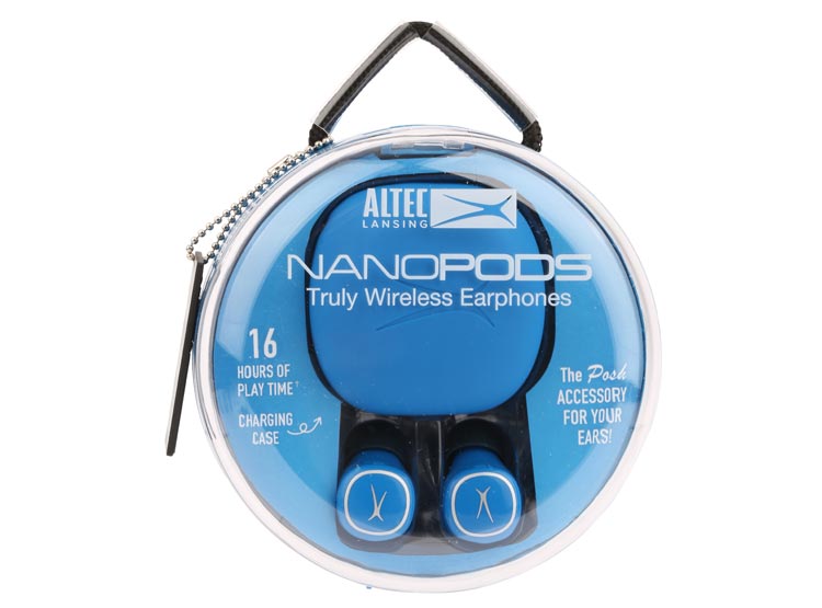 Audífonos altec nanopods tw azul mzx559