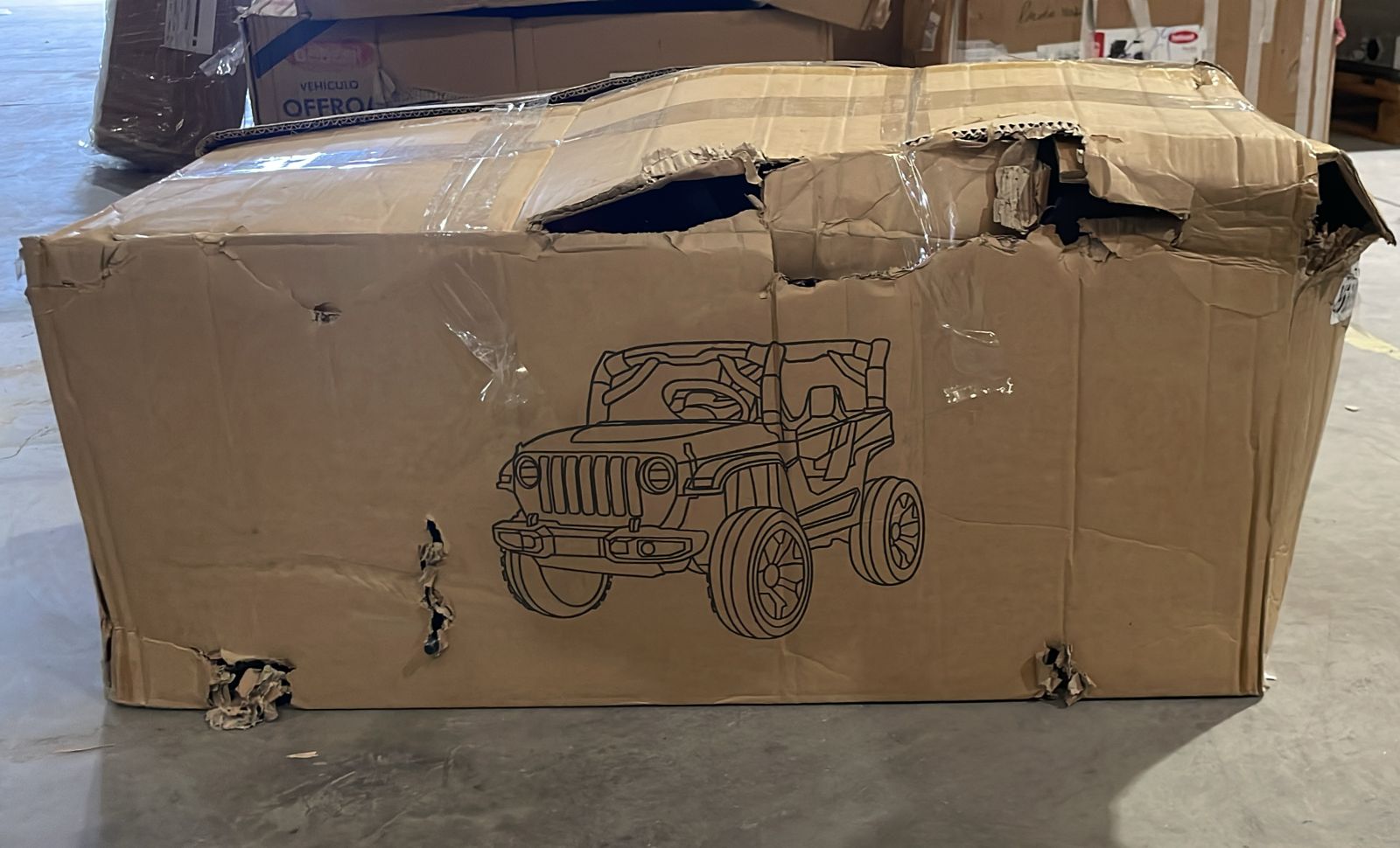 Jeep Bebesit Chokke 6999 Rojo Caja [Openbox]