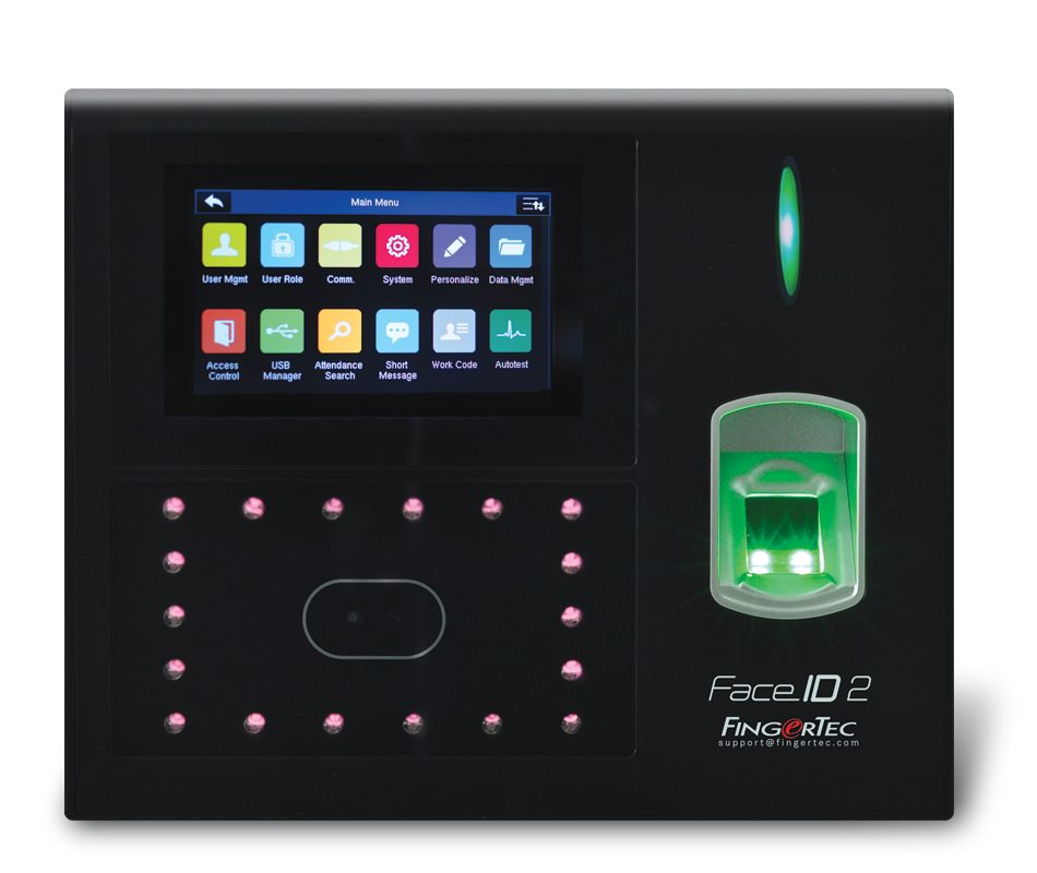 Control de acceso y asistencia Face id 2