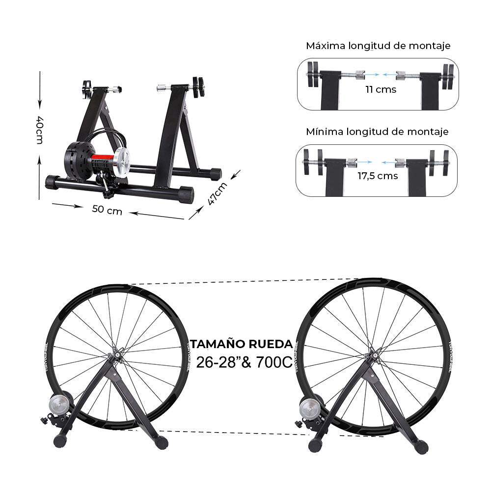 Rodillo De Bicicleta Ultimate Fitness Magnetico Giro