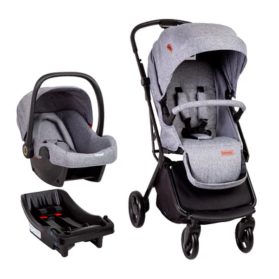 Coche De Paseo +Silla R201  Swift 360 Negro Gris