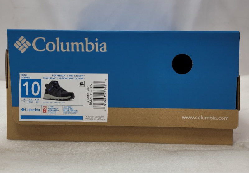 Botin Columbia Peakfreak Ii Mid Outdry Gris 43 Masculino