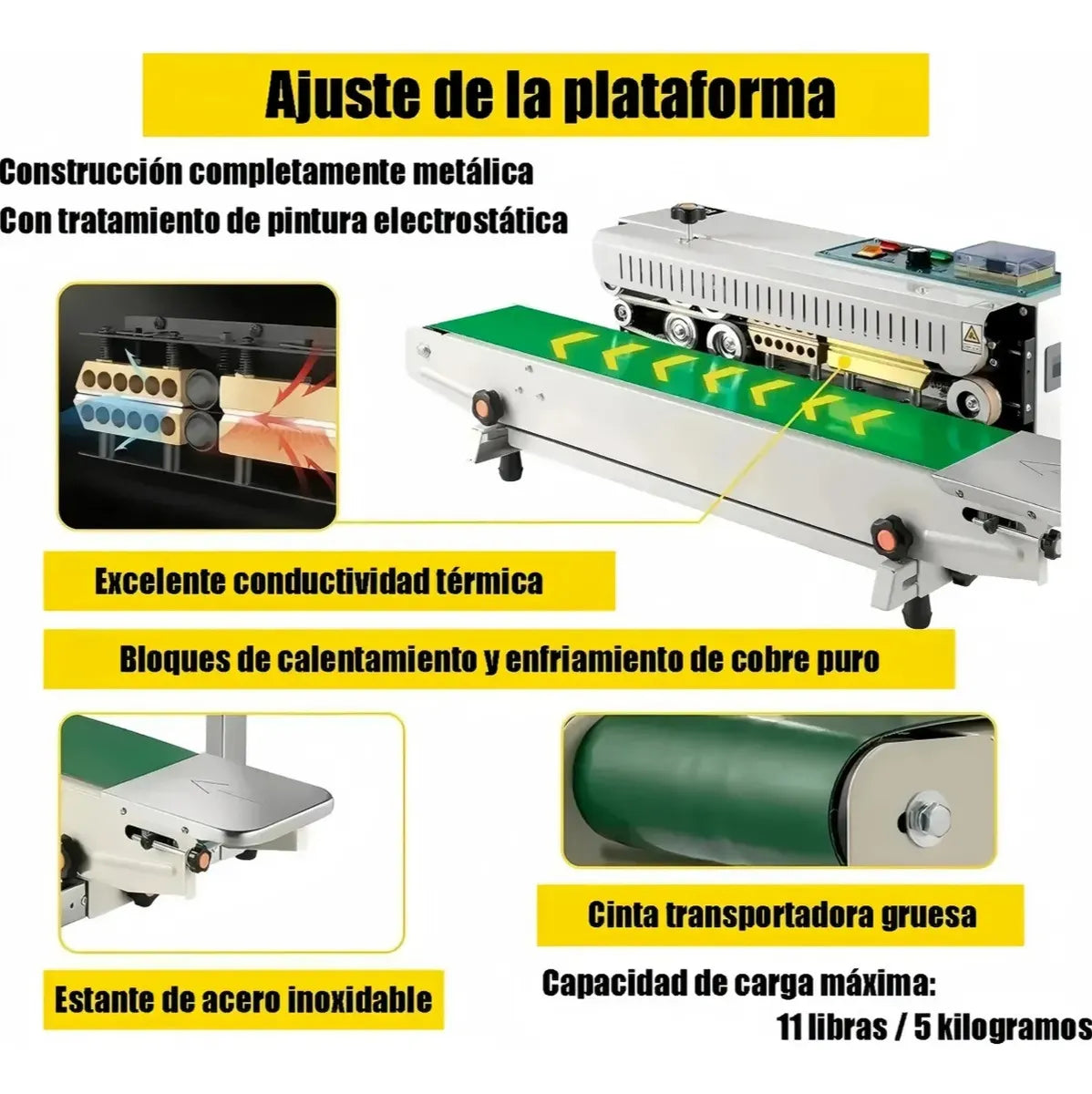 Selladora de Bolsas Continua Vertical Genérica FR-900