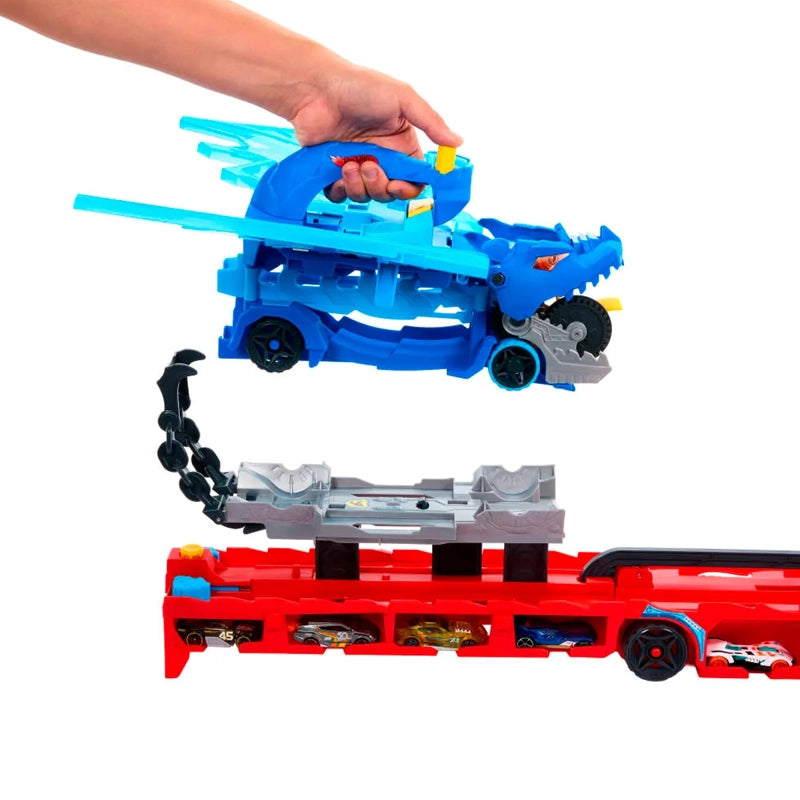 Remolque de Juguete Hot Wheels Mattel con Lanzador