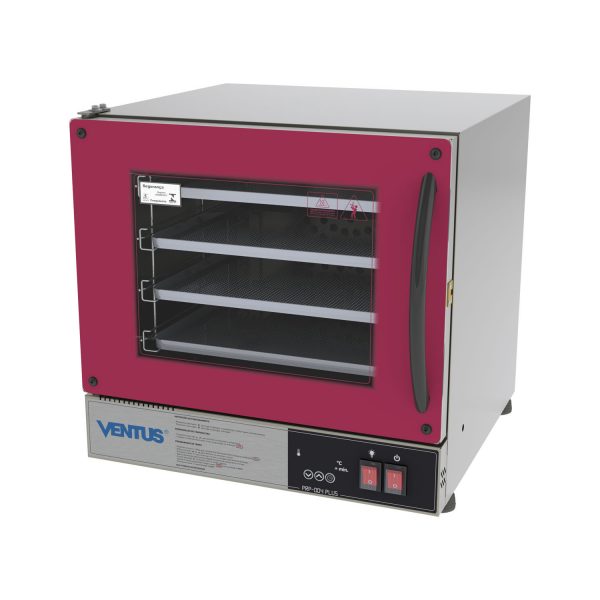 Horno Turbo Electrico 4 Bandejas Ventus Prp-004 Rojo / Inox