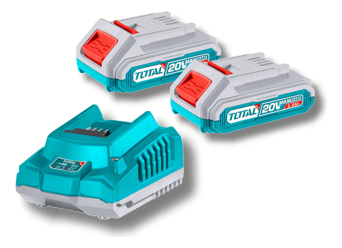 Taladro Atornillador Inalámbrico 20V con Llave de Impacto Total
