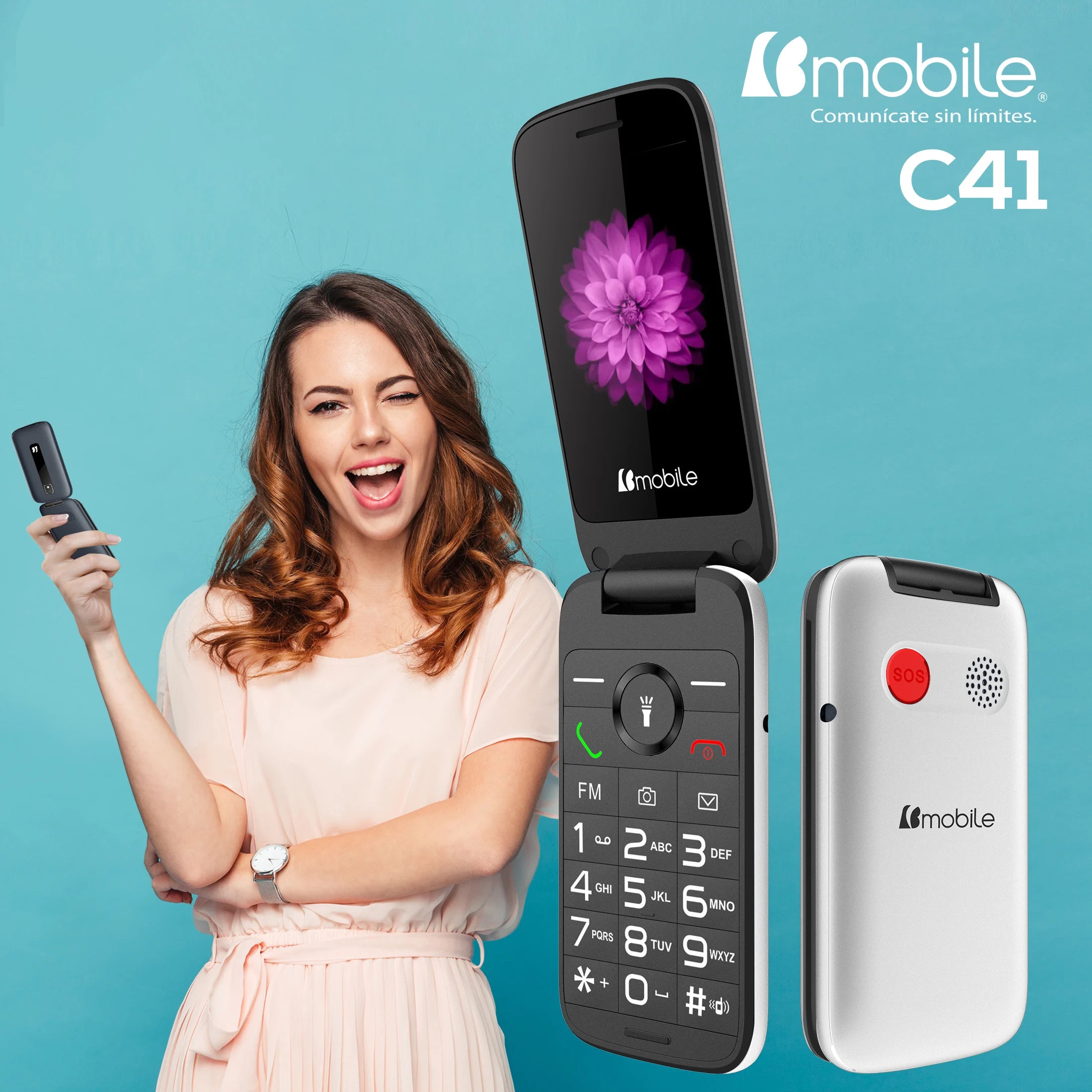 Celular Almeja Bmobile C41 Blanco