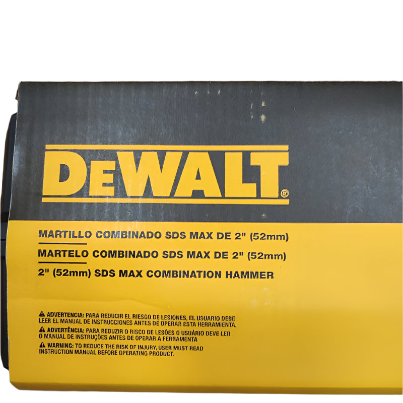 Martillo Combinado Sds Max De 2" (52mm) Dewalt D25773k 1700w