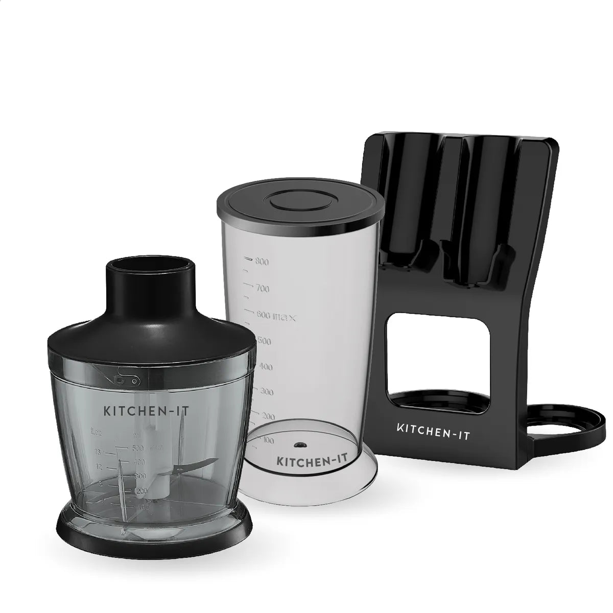 Minipimer Kitchen-It Pro 5 en 1 Negro 10W