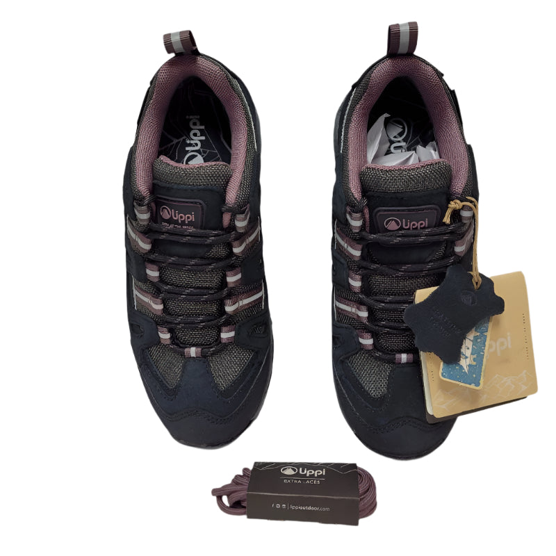 Zapatillas Lippi Puelo Cs Low Negro Uva 37 Femenino