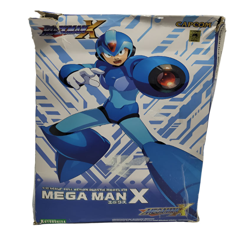 Kit Modelo De Plastico Escala 1/12 Capcom Mega Man X Azul