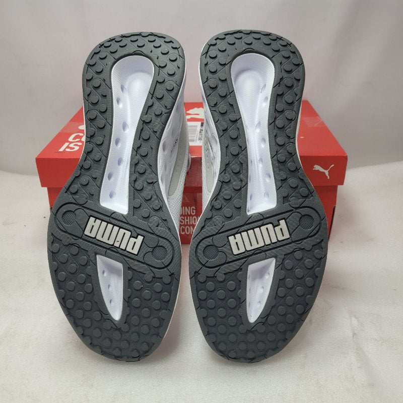 Zapatillas De Hombre Puma Softride Frequence Blancas Con Lineas Gris 44.5