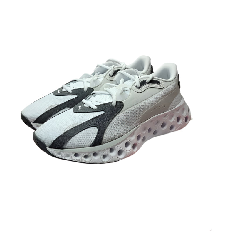 Zapatillas De Hombre Puma Softride Frequence Blancas Con Lineas Gris 44.5