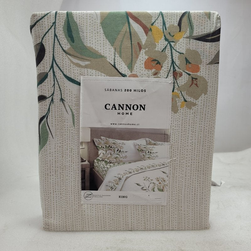 Juego De Sabanas 200 Hilos Cannon Rainforest King