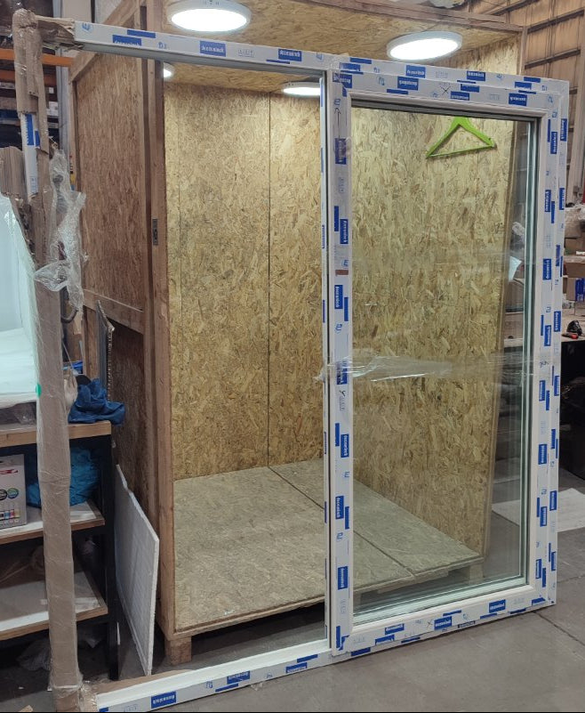 Ventana Europeas Termopanel Deceuninck (4mm+5mm) Blanca 195x205cm