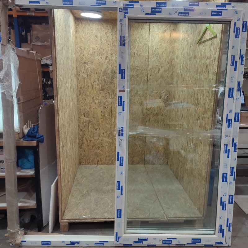 Ventana Europeas Termopanel Deceuninck (4mm+5mm) Blanca 195x205cm